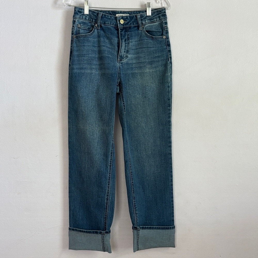 Oat New York Straight-Leg Jeans in Medium Blue Wash